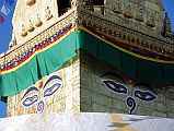 Kathmandu Swayambhunath 48 Swayambhunath Buddha Eyes Close Up From Southeast Corner 